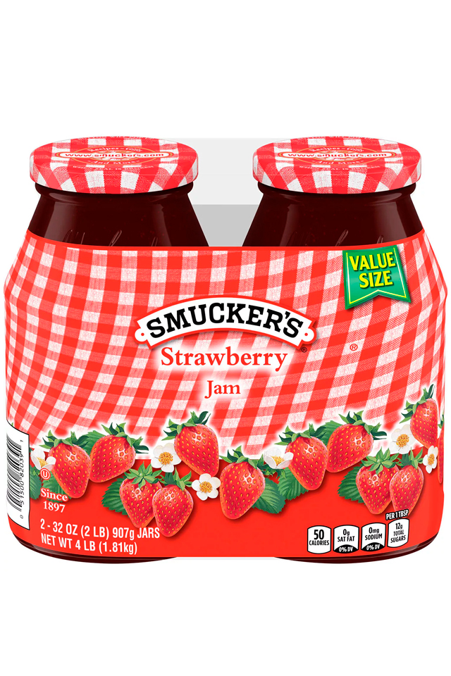 Smucker’s Strawberry Jam (64 Oz., 2 Pk.)